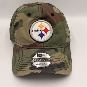 New Era Pittsburgh Steelers Core Classic 9TWENTY Camo Adjustable Hat NFL NWT